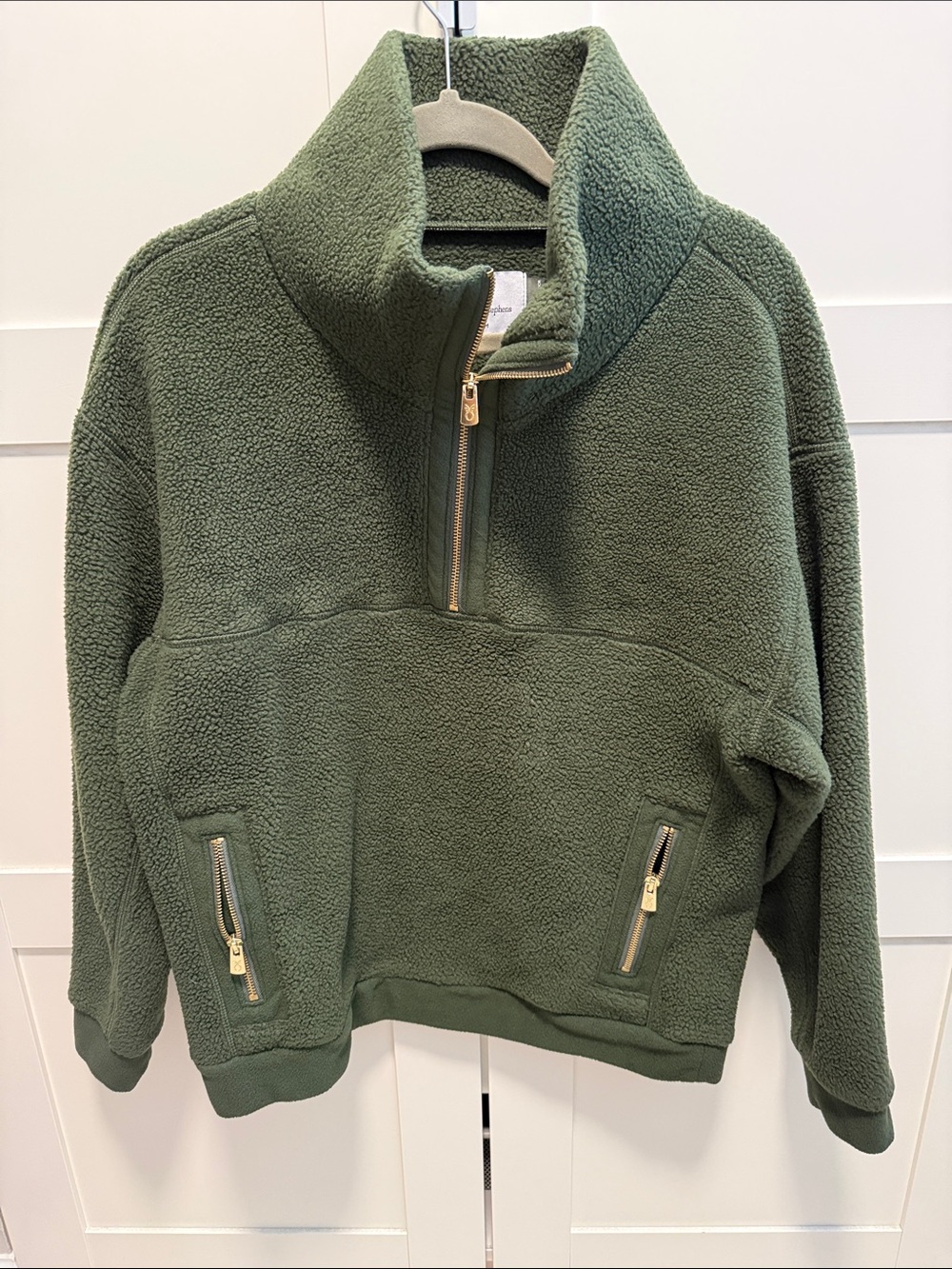 Dudley Stephens - Half-Zip Sherpa Pullover - medium